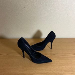 Suede Black Aldo Heels